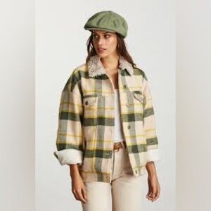 Urban Outfitters Sherpa-Lined Plaid Jacket